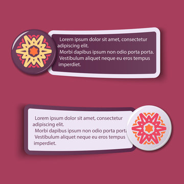Colorful Web Stickers, Tags and Labels