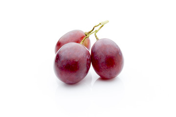 Grape on the white background. Fresh  berry.