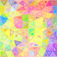 Pastel colors abstract triangles vector background