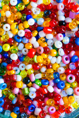 colorful beads