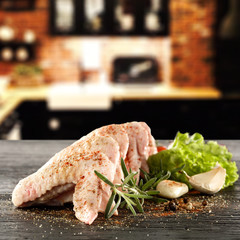 food in kitchen 
