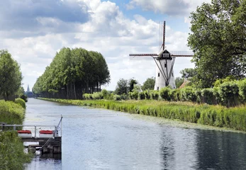 Rollo ohne bohren Mühlen Damme, Belgien