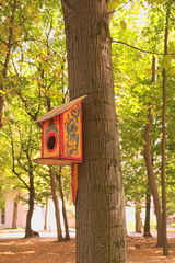 Birdhouse at the park - soft photo