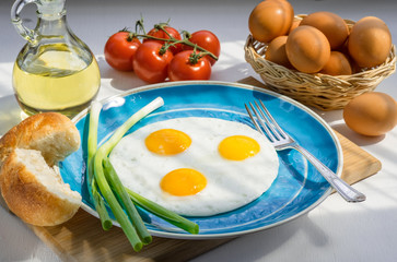 Scrambled Eggs and Ingredients