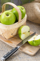 Basket of Green Apples