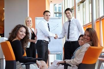 businessman shaking hands