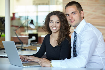 business partners discussing