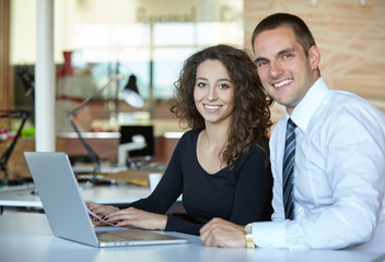 business partners discussing