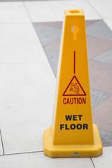 wet floor