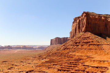 Fototapeta premium Red rocks and blue sky