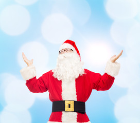 man in costume of santa claus