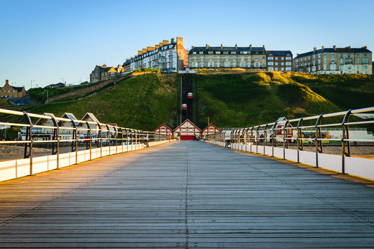 the pier at Saltburn by the Sea