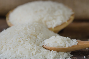 white rice  grains