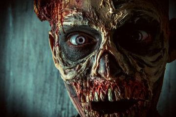 close-up zombie