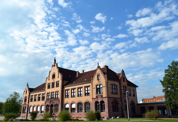 Fototapeta na wymiar Alte Zollhalle in Freiburg