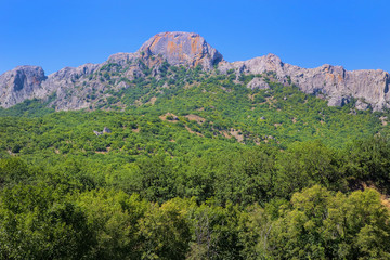 Crimea beautiful mountain landscape
