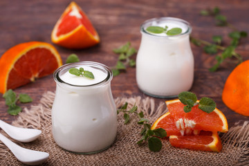 Yogrut in a jar,homemade