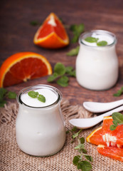 Yogrut in a jar,homemade