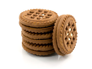 cookies on a white background
