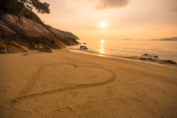 Fototapeta premium Heart of love