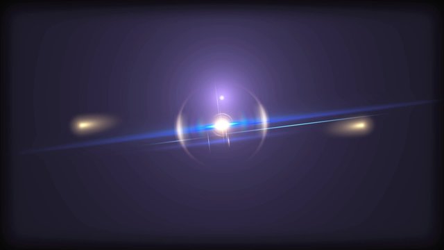 Красивая звезда , зацикленная анимация с альфа каналом