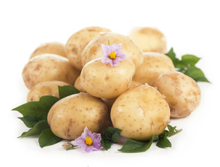 Raw potatoes