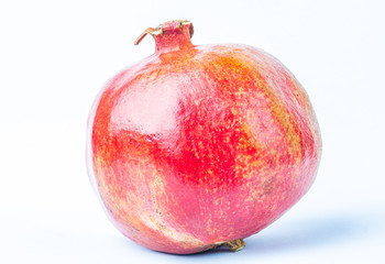 Pomegranate fruit isolated on white background