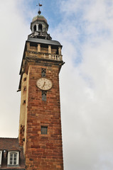 Moulins, il centro storico e la torre civica - Alvernia, Francia
