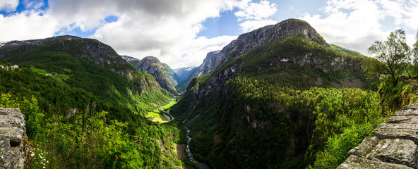 Stalheim pass in Norway