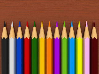 Fototapeta premium Colour pencils