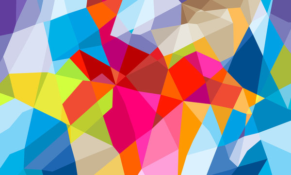 colorful  geometric abstract background