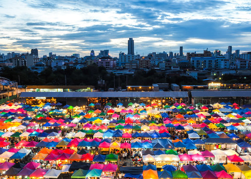 Colorful night market