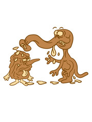 Friends eigeschleimt disgusting disgusting slime dripping snot boogers