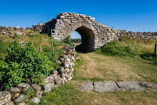 
Graborg - the largest ancient fortification on Swedish Baltic Sea island Oland. The oldest parts date back to 6th century.