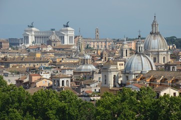 Fototapeta na wymiar Rome Skyline