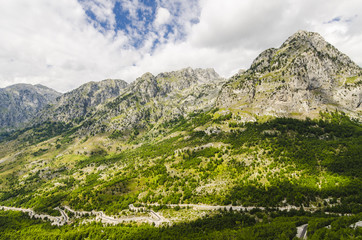 View of Albanian Alps