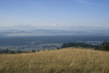Sunrise on Spisz region
