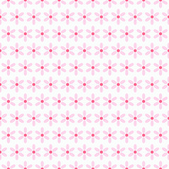 Light summer  seamless pattern. Fond pink, white