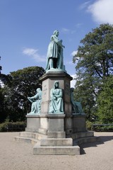 Fototapeta na wymiar Statue à Copenhague, Danemark