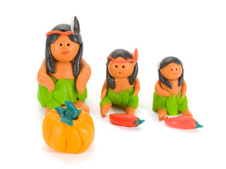 Indian Family Having Dinner