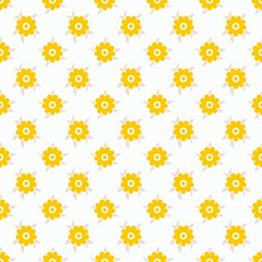 Light summer  seamless pattern. Fond white