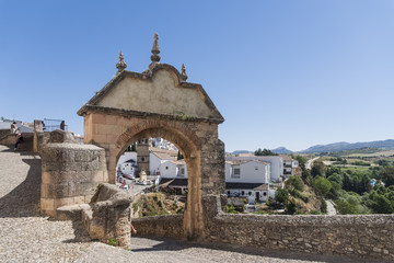 Fototapeta na wymiar Ronda ciudad monumental de Málaga, Andalucía
