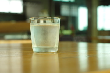 glass of cold water