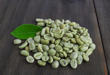Green coffee beans