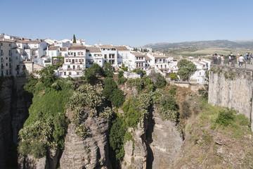 Fototapeta na wymiar Pueblos de Andalucía, Ronda, Málaga