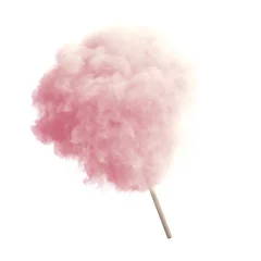 Foto op Aluminium Cotton candy isolated © graystone