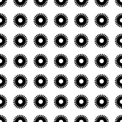 gear seamless pattern. Vector