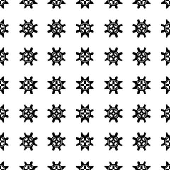 gear seamless pattern. Vector