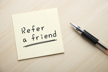 Refer a friend