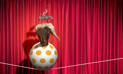 Circus in city © Sergey Nivens